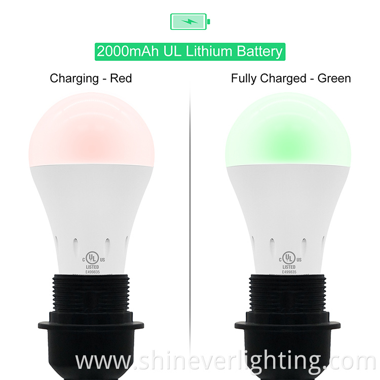 rechargeable led light bulb